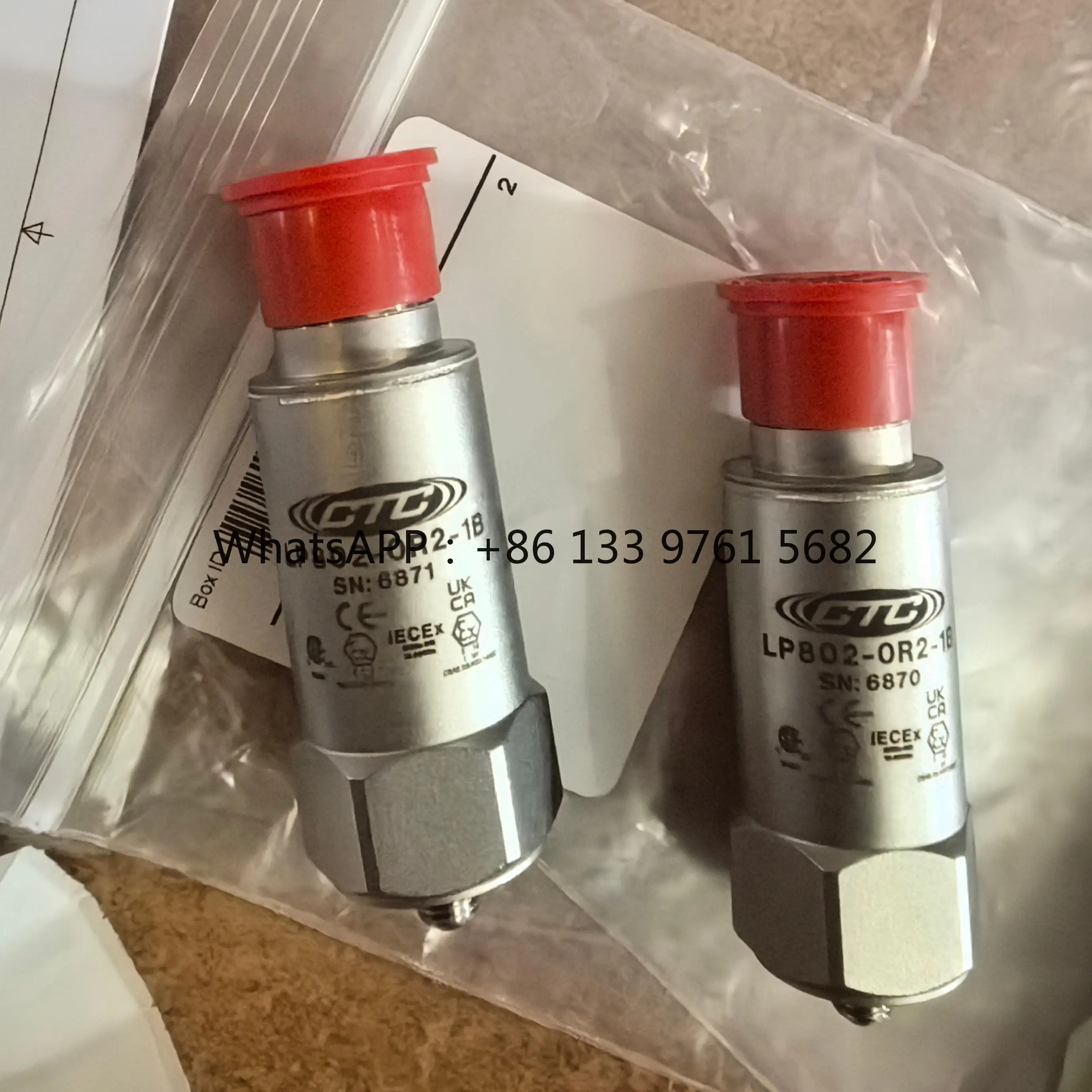 

2025 Hot SaleOn Stock and Discounted Price New Original Vibration Sensor and Probe USA Brand CTC VE135-1A Piezo Velocity Sensor