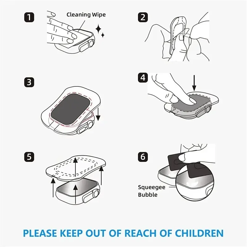 Tempered Glass For Apple Watch Ultra 2 49mm Anti-Scratch Screen Protector for iWatch Ultra Seconds installation Protective Film