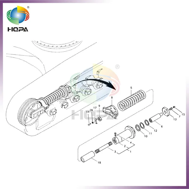 

SA 8038-00010 SA8038-00010 SA803800010 TRACK ADJUSTER SEAL KIT FOR VOLVO EC135B EC140 EC140B EC150 EC160B EC160C EC180B EC180C