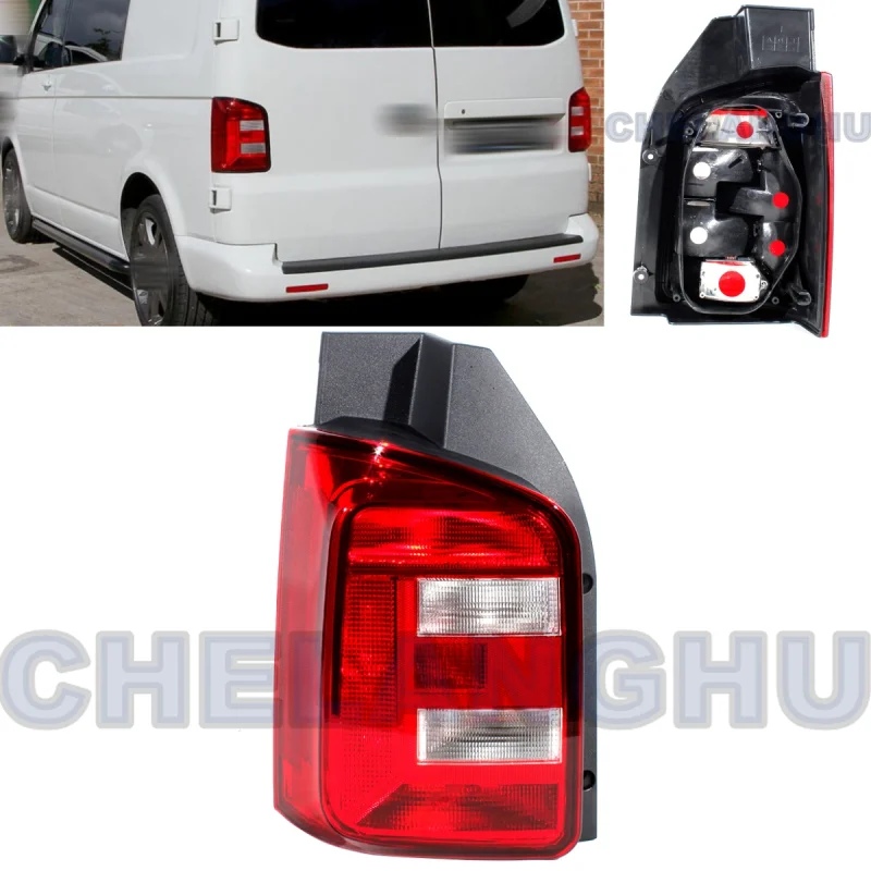 

Car accessories For VW T6 2016 2017 2018 2019 double door Left Side Tail Light Rear Lamp No Bulbs 7E0945095T