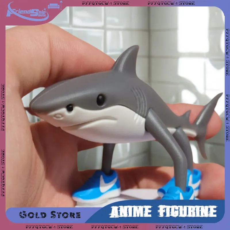 Figuras de Anime de dibujos animados divertidos Tralalero Tralala, juguete, decoración de escritorio, figura de acción, modelo de tiburón, colección de estatuas, juguetes, regalos