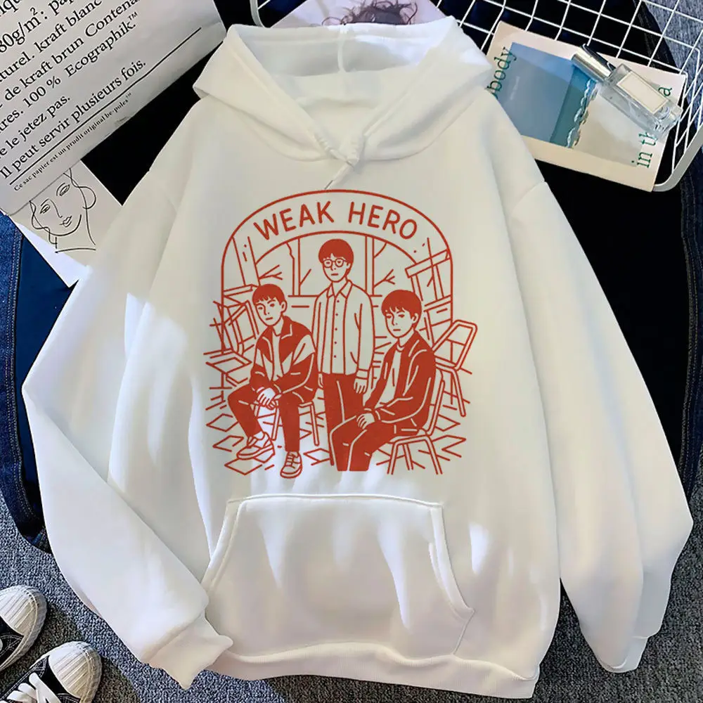 Weak Hero hoodie clothes for teens pattern youthful anime designer female sweatshirts hoddie funny Japanese elegant patterned