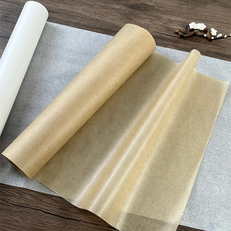 Papel de Caligrafía Chino de 20 Metros, Papel de Arroz Xuan Ultrafino - Para Pintura con Tinta Sumi, Ejercicios de Caligrafía y Escritura