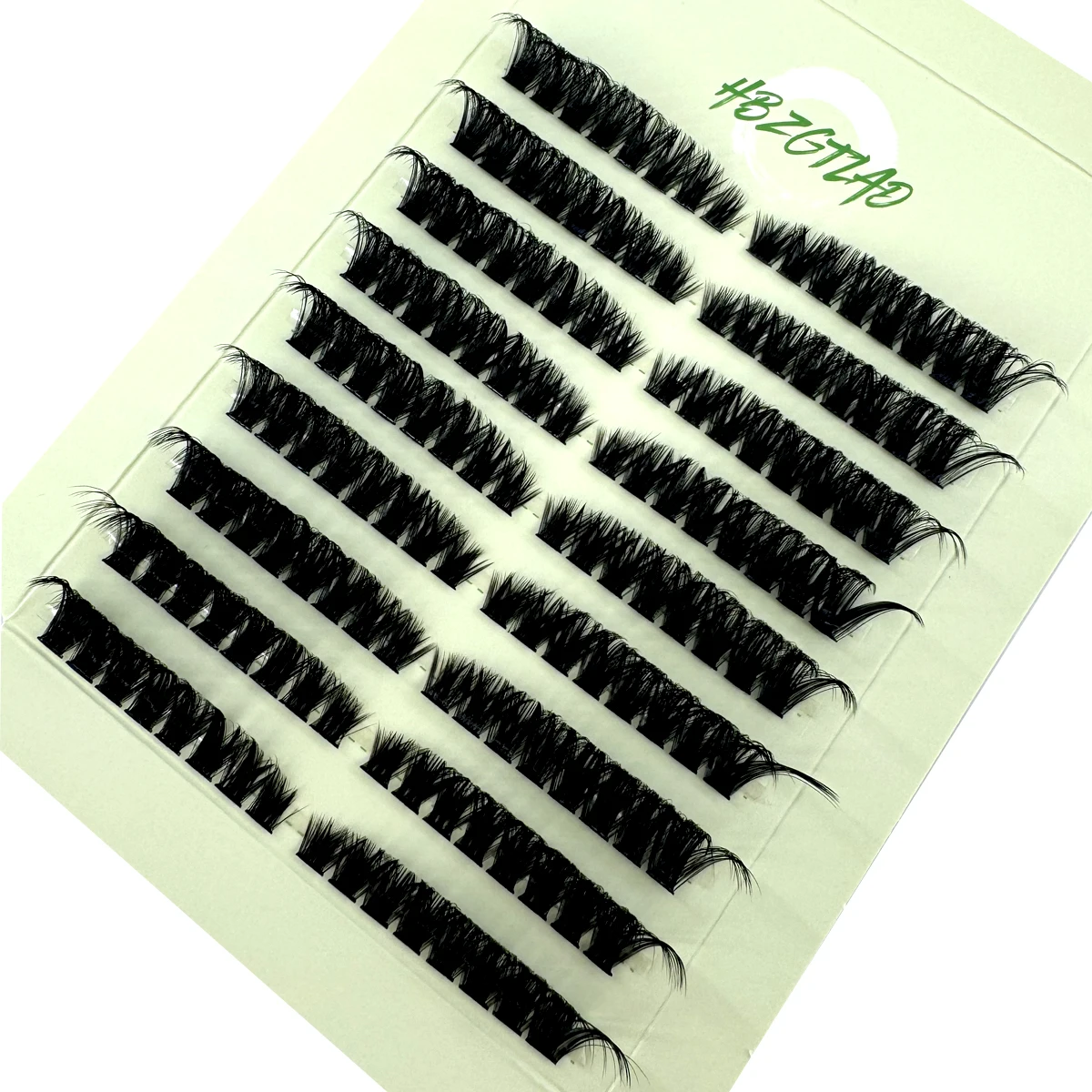 AMSDCN Estensione del fascio di ciglia soffici a 9 file 60D/80D Estensione ciglia Cat Eye sinistra/destra