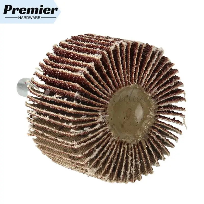 1 قطعة الرملي رفرف تلميع عجلات الرملي القرص الصنفرة 6 مللي متر عرقوب جلخ طحن عجلة رئيس ل أداة دوارة