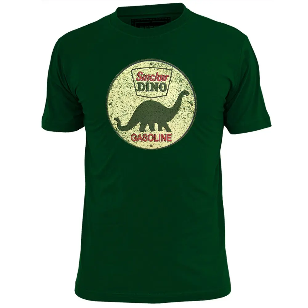 Mens Sinclair Dino Vintage Motor Oil T Shirt Retro Petrol Gas  High Quality 100%Cotton Short Sleeve