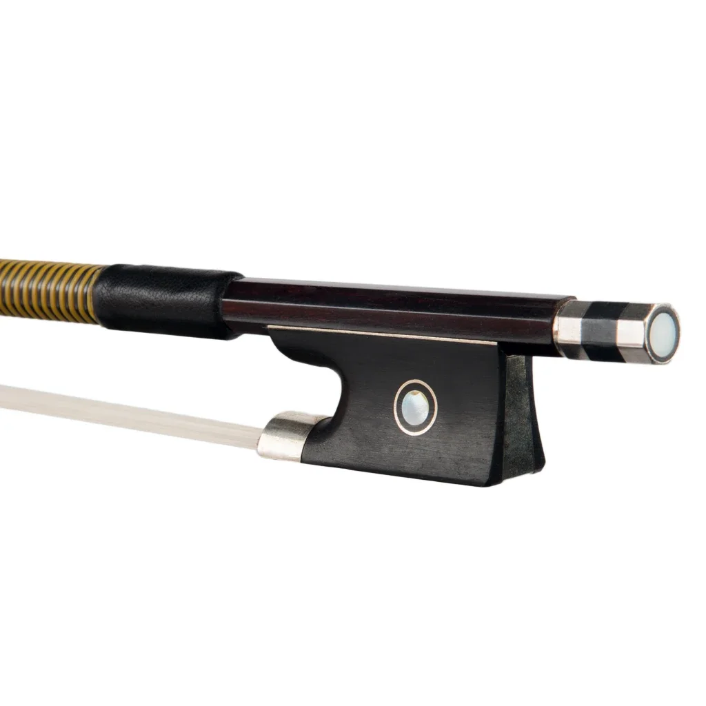 

Student Bow 4/4 Carbon Fiber Violin Bows Black Whale Liked Wrapped For Full Size Fiddle Arco Accessories