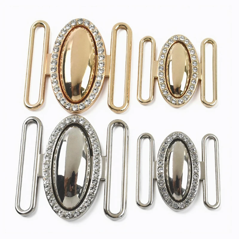 

2/4Pcs Meta Belt Buckle Coat Waist Strap Stopper Clasp Jacket Clothes Decoration Clip Hook Craft DIY Hardware Bag Accessories