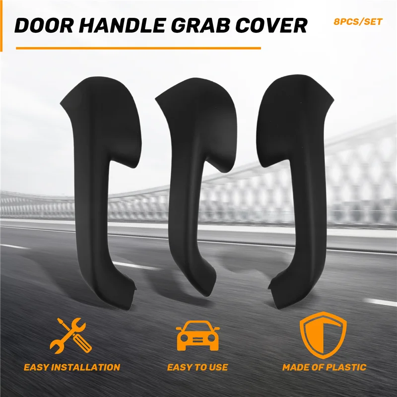 

ABMI-Door Handle Grab Cover Interior Door Handle Cover Door Handle Grab Cover For VW Golf 5