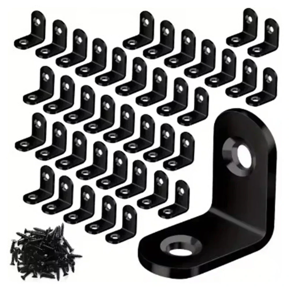 

Проекты «сделай сам», набор L-образных кронштейнов 20 мм, 40 шт., L-образные кронштейны, прямая установка, универсальное использование, комплексный комплект для полок