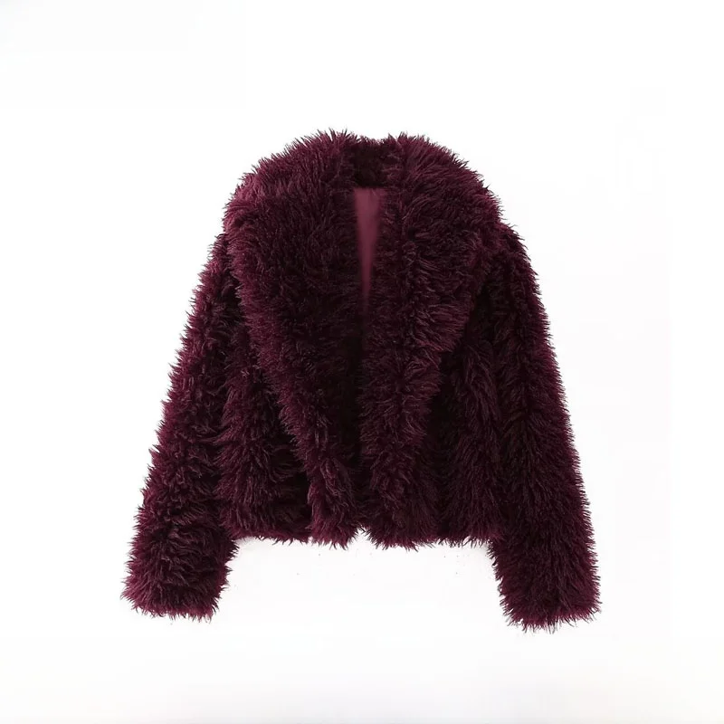 Fashionable Short Fur Coat Women's Slimming Polyester Fiber Outerwear New Autumn Winter Simple Versatile Eco-friendly Leather