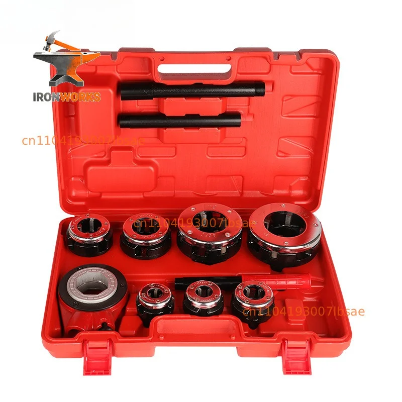 Manual Threading Machine, Portable Handheld Type 30 Electric Threading Machine Hinge Thread, Galvanized Pipe Iron Pipe Threading