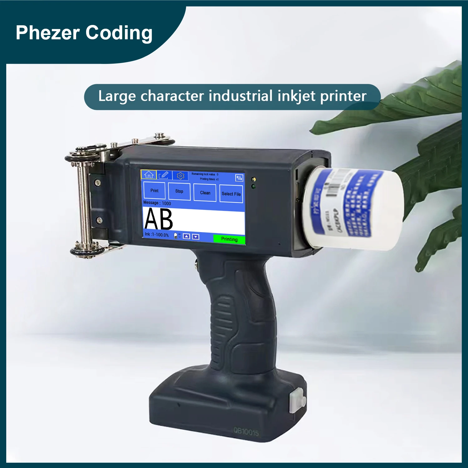 Phezer 휴대용 잉크젯 프린터, PQ1, 25-60mm 휴대용 프린터, QR 바 배치 코드 날짜 번호, 로고 만료 날짜, 다국어