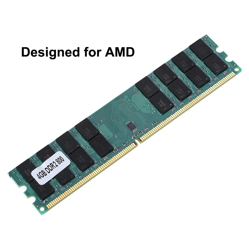2X 4Gb 4G Ddr2 800Mhz Pc2-6400 Computer Memory Ram Pc Dimm 240-Pin Compatible Amd Platform For Amd