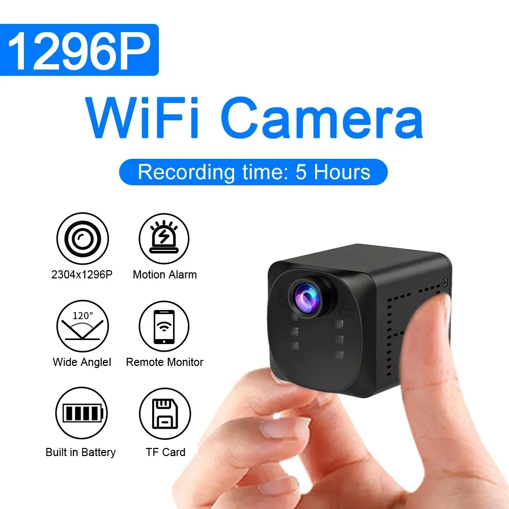 Wd19-ミニカメラ1080p HD,ワイヤレスリモコン,ビデオレコーダー,屋内マイクロ