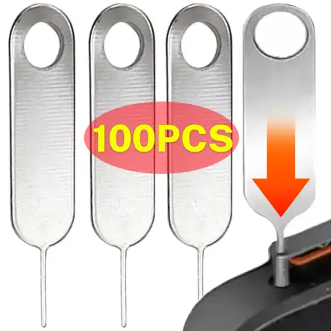 Universal SIM Card Tray Eject Pin Ejector Openning Tool for iPhone iPad HTC Samsung Xiaomi Huawei Sim Card Opener Remover Needle