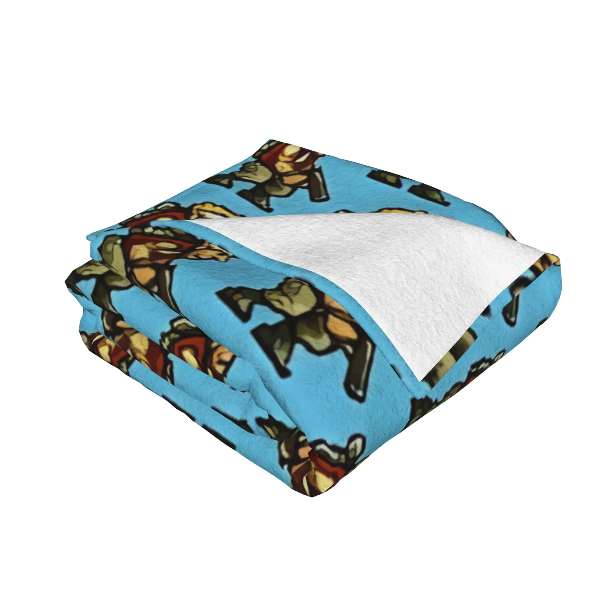 1PC home Cute Room Decor Metal Slug Marco Blanket Throw Blanket Metal Slug Novelty Warm Blanket All Season