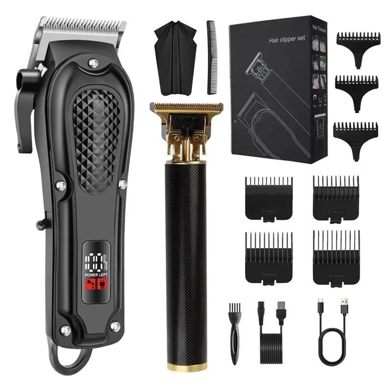 

B59B-Professional Adjustable Hair Clipper Adjustable Hair Trimmer Rechargeable Hair Cutting Powerful Barber Machine For Man