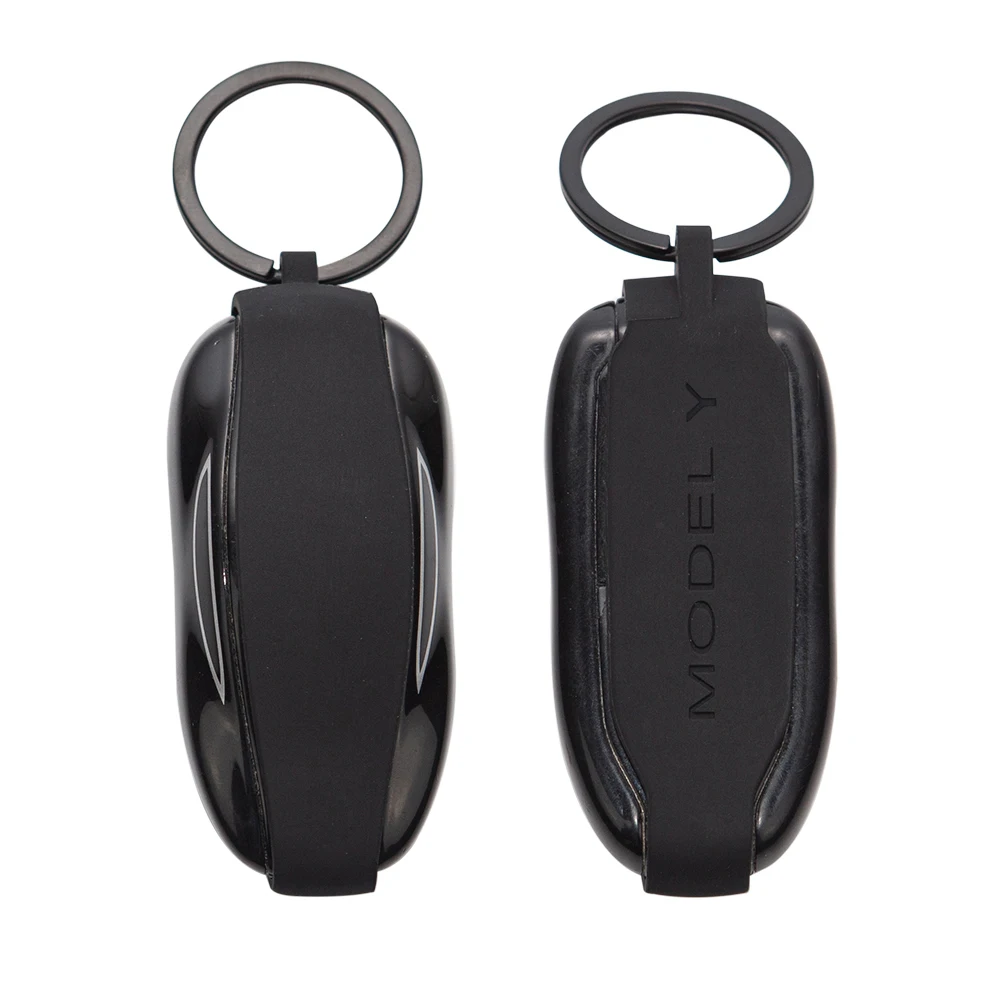 

Key Fob Case Cover for Tesla Model 3 Y S X Bikini Silicone with Metal Keychain Shell Model3 Modely ModelS ModelX Car Accessories