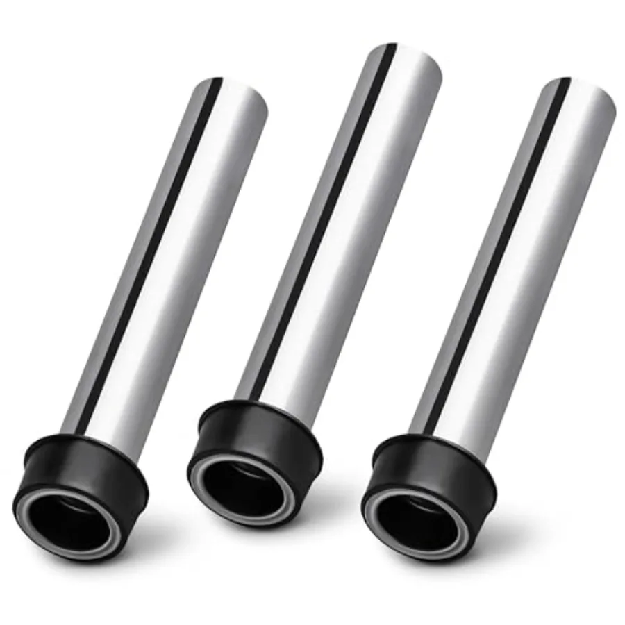 

Set of 3 Bar Sink Stopper - 7.48 x 1.75" LxD Bar Drain Stopper Pipe for Standard Sinks, Lightweight and Simple to Use, Rust Res