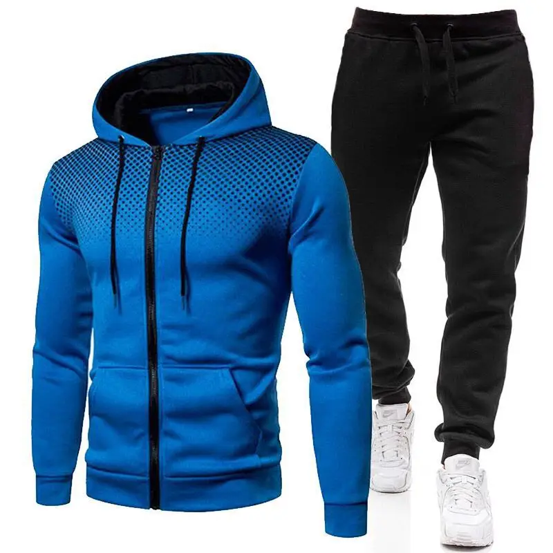 Trainings anzug Männer Set Brief Sportswear Trainings anzug männlich Schweiß Trainings anzug Jacke Hoodie