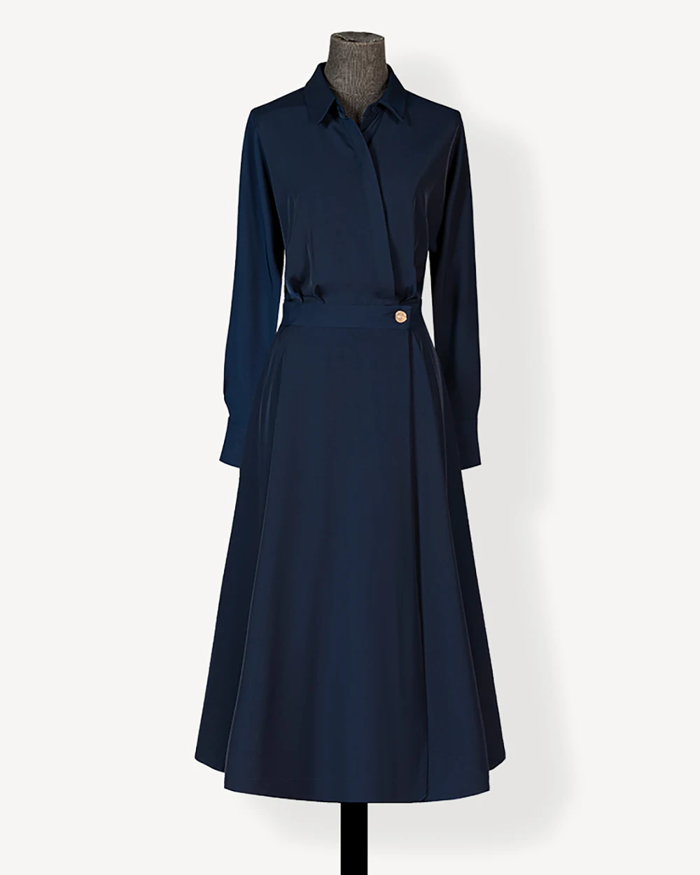 Women Shirt Dress Fashion High-End Elegant Temperament New Style Commute Ladies Professional Long Skirt Suit Suitable for Party