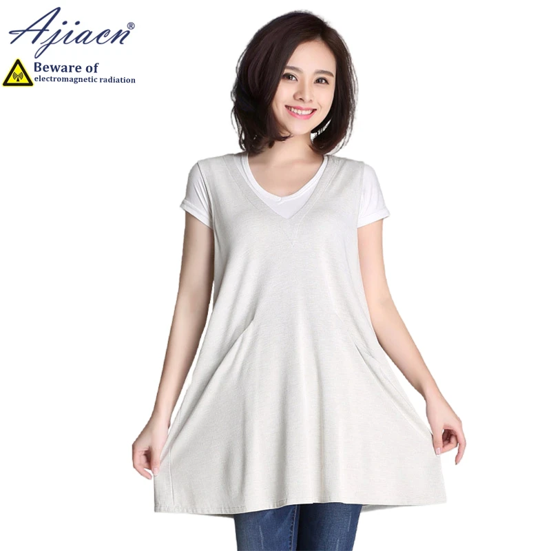 Echte Anti-Strahlung-Silberfaser-Strickstoff-Umstandskleid-Telefon, Computer-Abschirmkleidung für elektromagnetische Strahlung