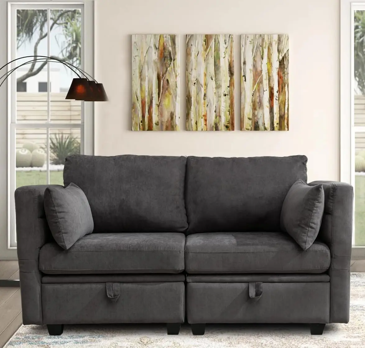 Love Seat With Stor… - image