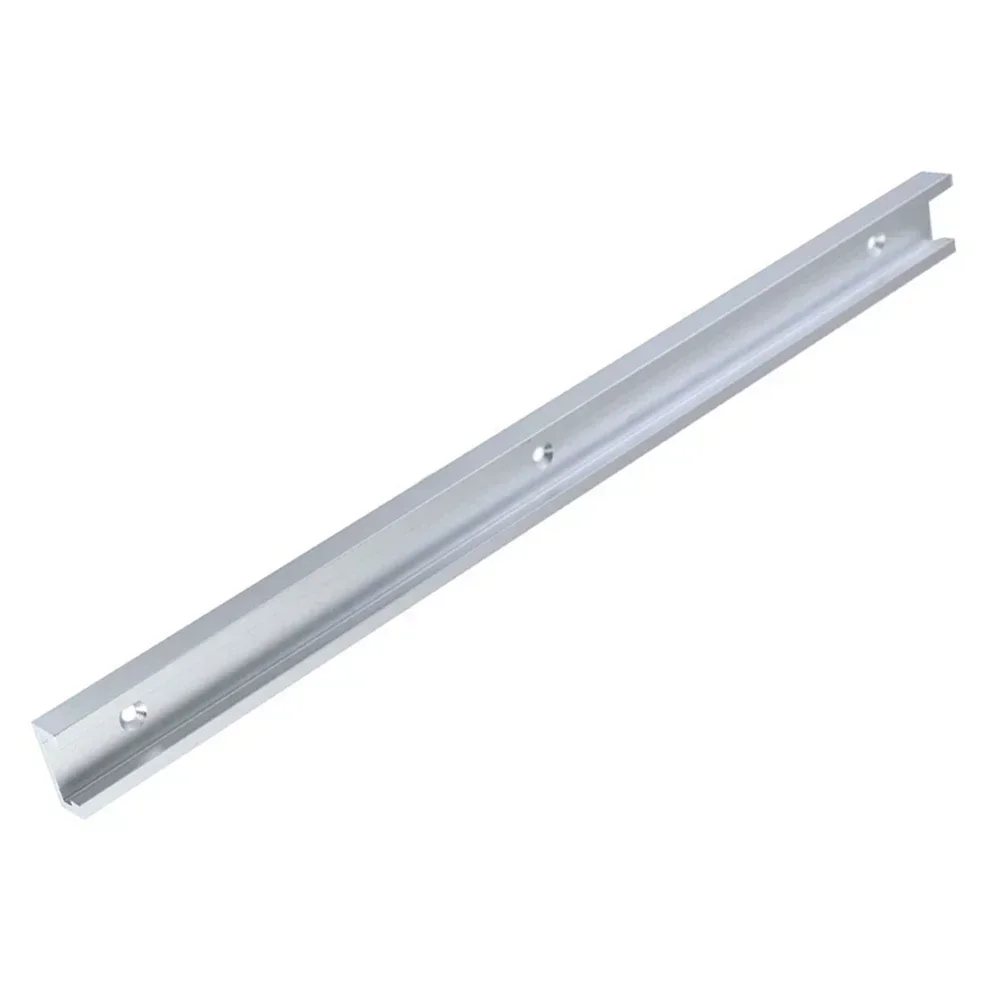 Woodworking Bench Essential Aluminium Alloy T Track, 30 Type with 300 600mm Size, Quick and Easy to Use Silver