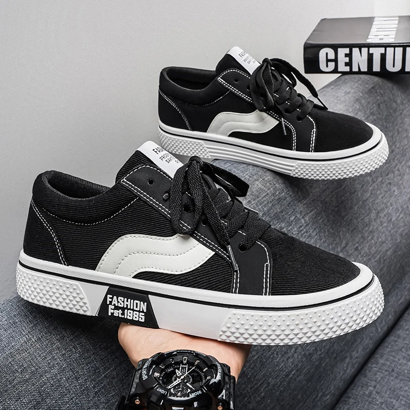 Post Workout Daily Canvas Shoes, Sweat Absorbing Upper for Post-gym Walks and Convenient Daily Outfit Matching
