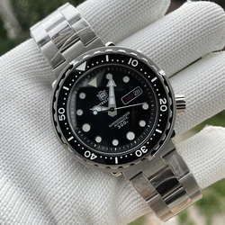 STEELDIVE Men Diver Watch Tuna Automatic Mechanical Wristwatch Military 300M Waterproof Luminous Sapphire NH36 Ceramic Bezel