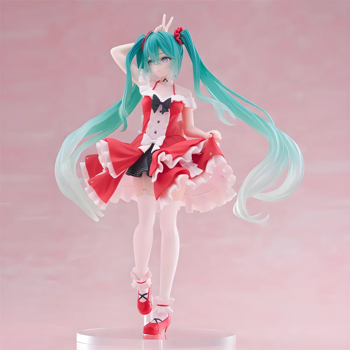 En Stock Original Taito mode Lolita Hatsune Miku 18 cm PVC Anime figurine modèle jouet cadeau Collection