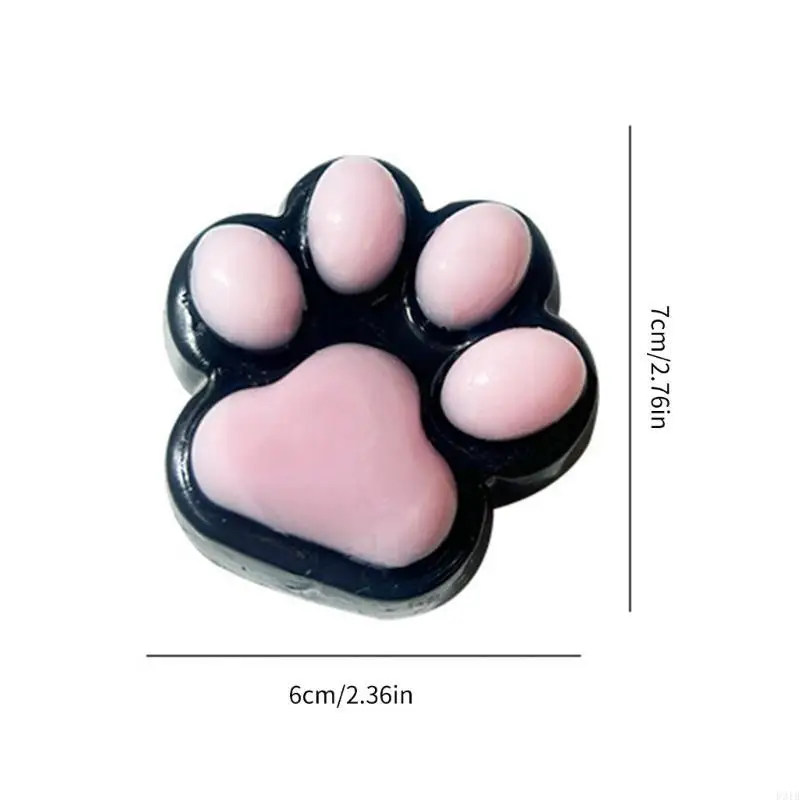 Squeeze Stress Toy TPR Catspaw Soft Lo lắng Giảm đồ chơi Tiệc tùng Đồ chơi giải phóng áp lực Đồ chơi Thêm tự kỷ Quà tặng P31B