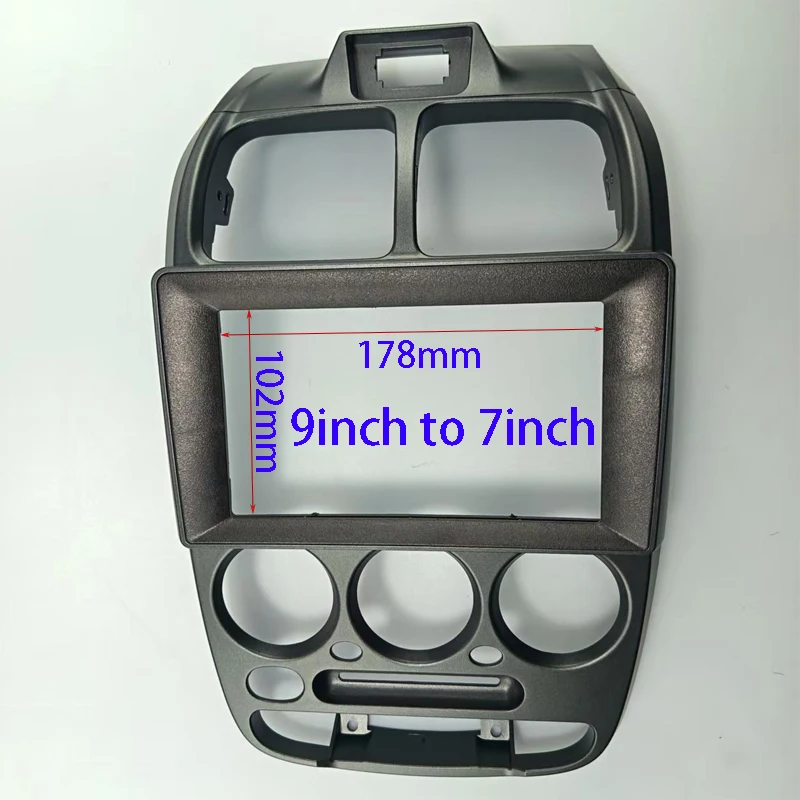 7/9 inch Fit Dash Kit Panel Frame for Hyundai Verna / Accent 1999-2006 Full Console Facia BezelTrim Plate
