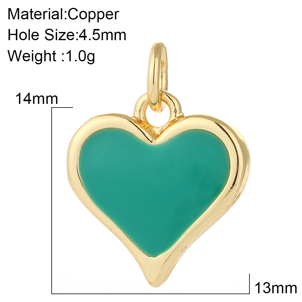 Dopamine Heart Chrams for Jewelry Making Bohemian Gold Color Butterfly Charm Dijes Diy y2k Woman Necklace Earring Bracelet craft