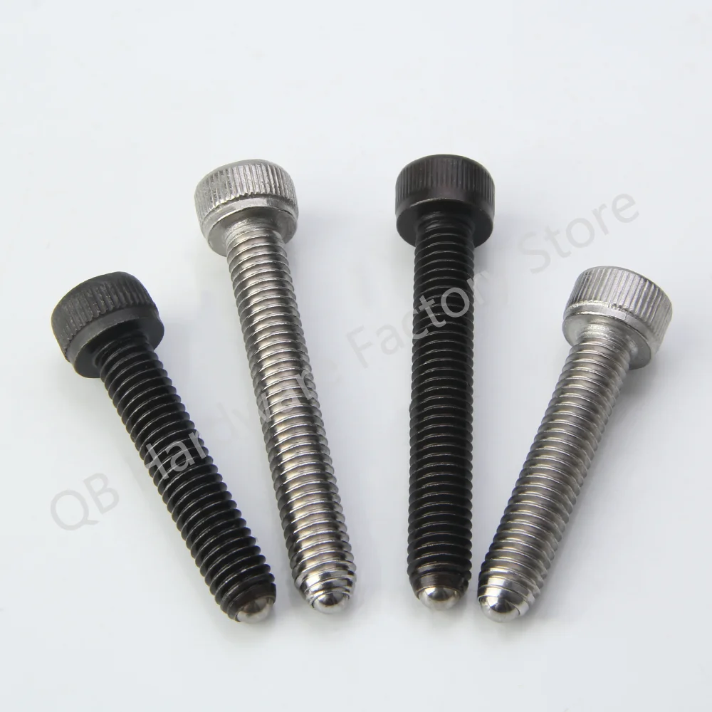 M4-M24 QB419.1 Steel Or Stainless Steel Ball Plunger Spring Plunger With Ball Hexagon Socket Head Cap Screw For Locating