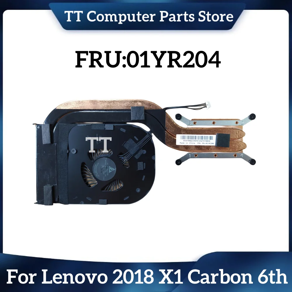 TT New Original Laptop CPU Cooling Fan Heatsink For Lenovo 2018 X1 Carbon 6th CPU 01YR204 Fast Ship