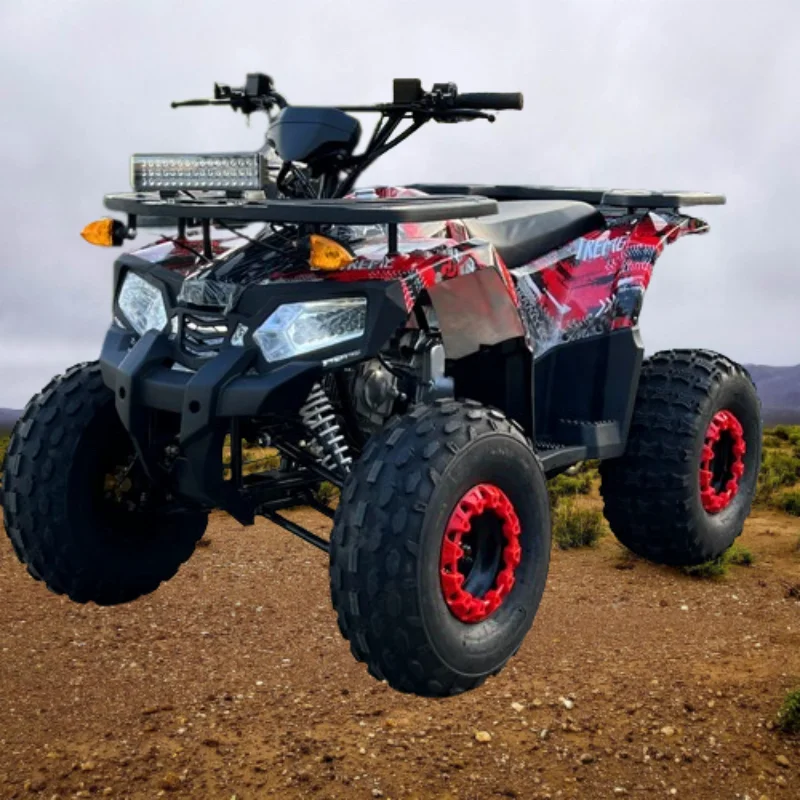 Semi-Automatic Clutch 150cc 4-Stroke Gas  Chain Drive Quad Bike ATV