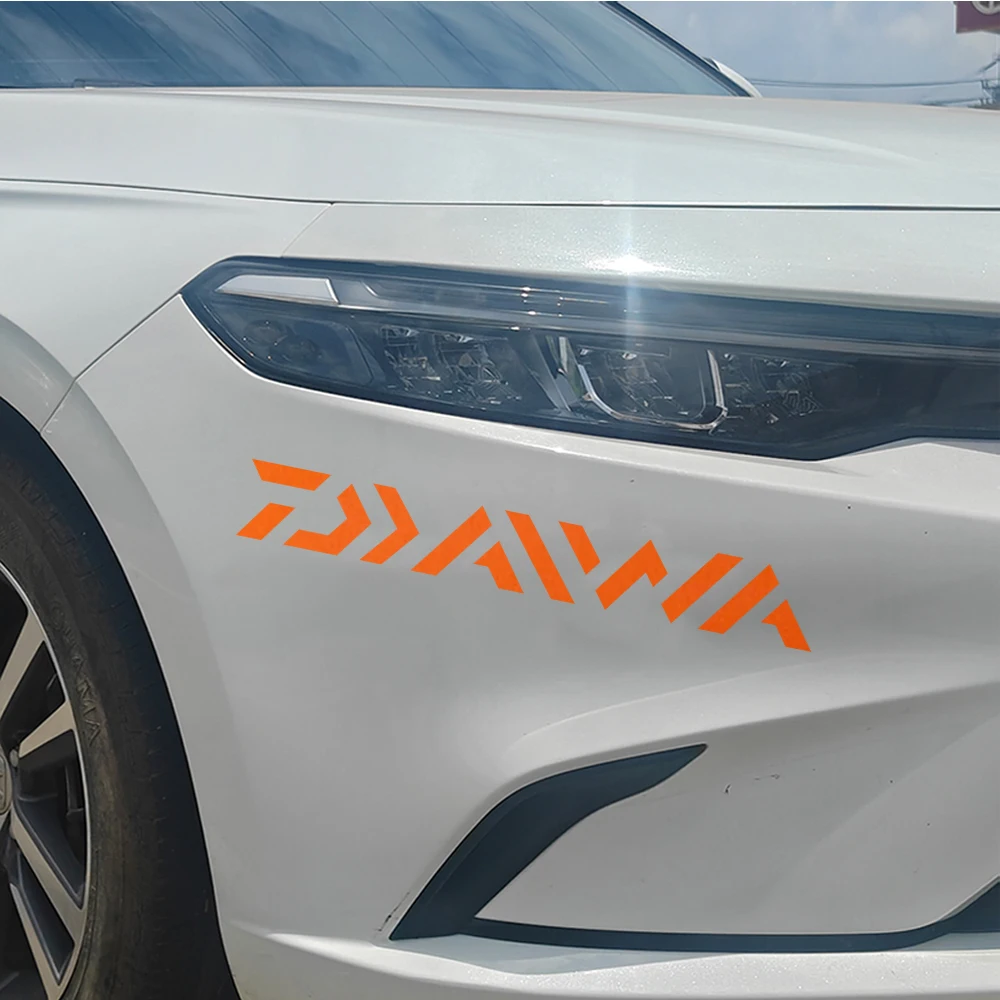 JDM Daiwa Logo Motorrad-Modifikationsaufkleber Wasserdichter Vinyl-Aufkleber für Benzintank Kraftstofftank-Dekor Autoaufkleber Zubehör – Detail 2