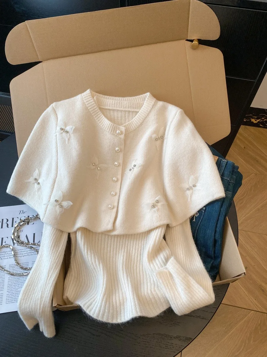 

Soft Thiened Knitted Sweater Women's Autumn Winter Long Sve awl Design Cowl Ne Pullover Knot Top