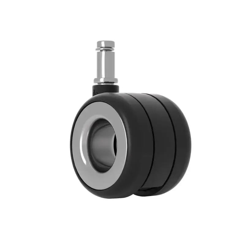 5-Pack 2.5 Inch M11 Hollow Silent Office Chair Caster Wheels