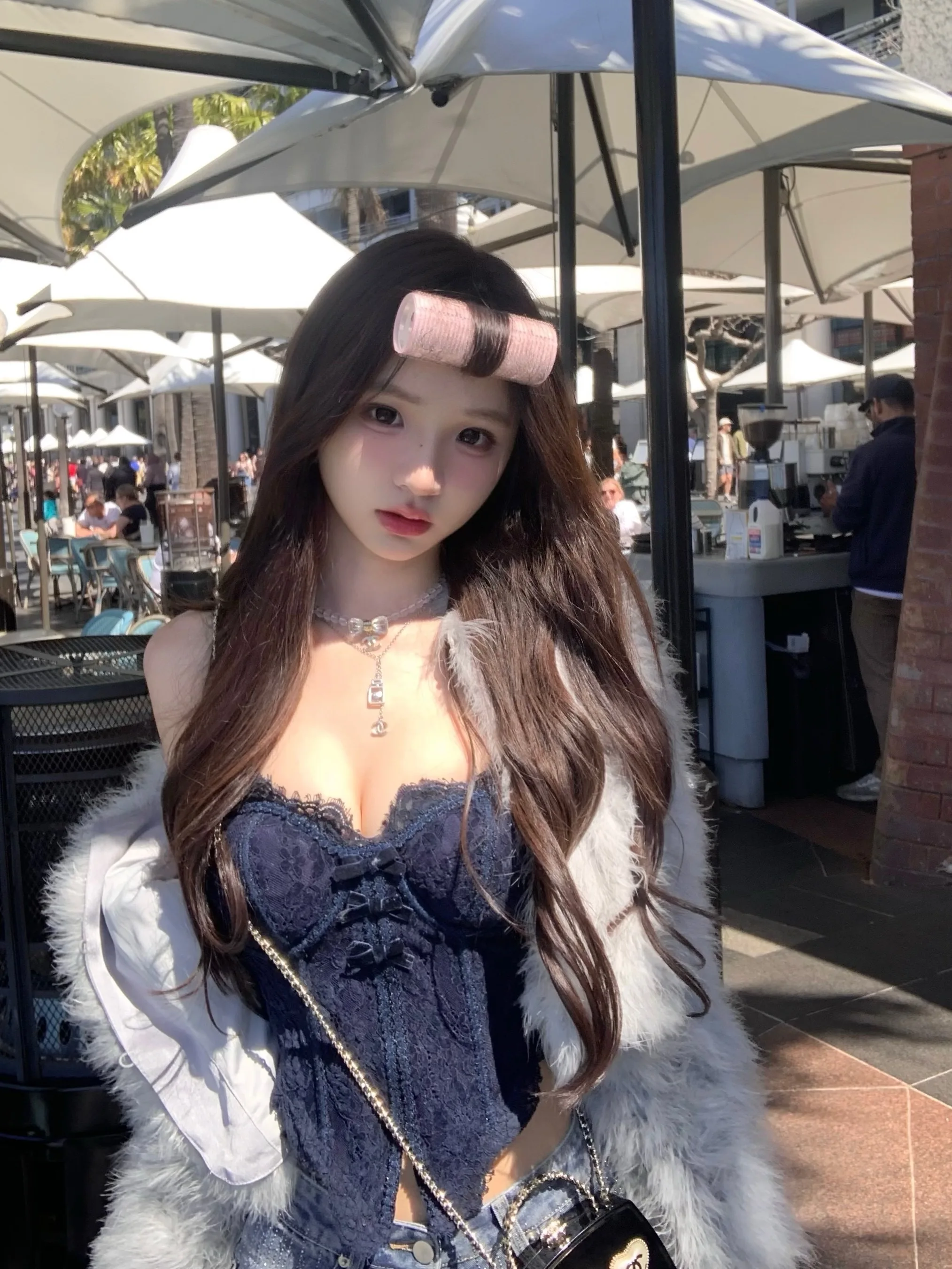 

Женский топ-бралетт с кружевной отделкой и флисовой подкладкой, облегающий, однотонный, для повседневной носки