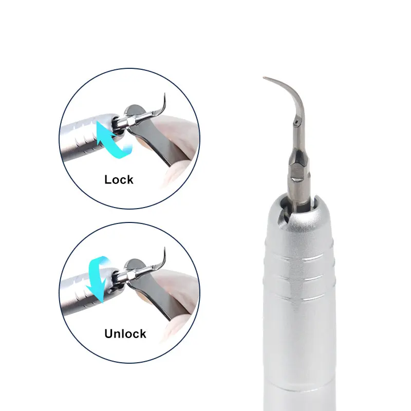 

Высококачественный стоматологический ультразвуковой наконечник для воздушного скалера с 3 наконечниками для чистки зубов, отбеливания для клиники, стоматологической лаборатории, 2/4 отверстия