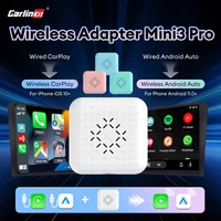 2026 nuevo Mini 5/3 Pro CarlinKit 5,0 adaptador inalámbrico Android Auto CarPlay USB Dongle 5Ghz WiFi BT conexión rápida