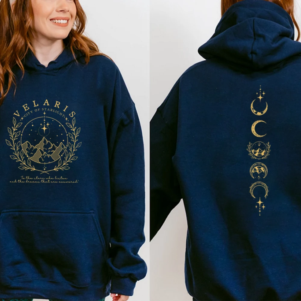 Trendy Velaris Hoodie Velaris City of Starlight Shirt The Night Court Shirts SJM Merch ACOTAR Hoodies Unisex Casual Hoodies