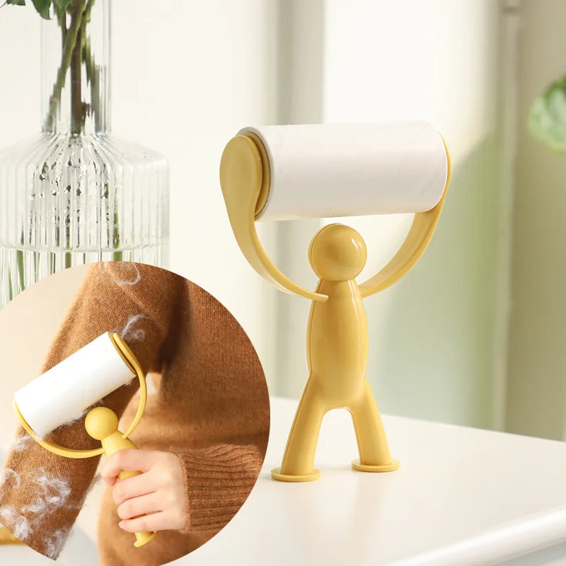 Stand up Clothes Sticky Hair Brush, Tearable Roller Hair Rem