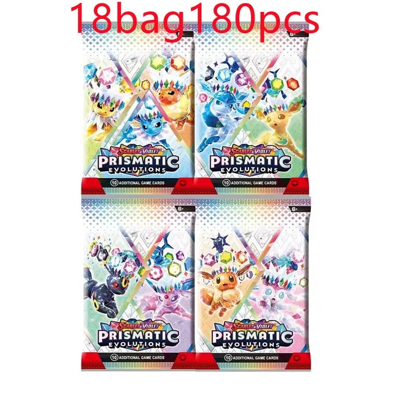 ! Prismatische Evolutions 360 Stuks Pokemon Kaart Reis Samen Stellar Crown 151 Ultra Prisma Engels Booster Battle Transactie Kaart
