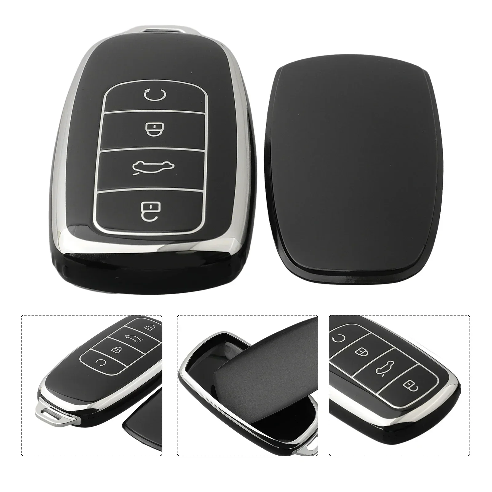 

Car Key Case Cover Soft TPU Protector Key Shell Fob Interior Accessory For Chery 8 PLUS 8 Pro 7 Pro Arrizo 5 PLUS 2021