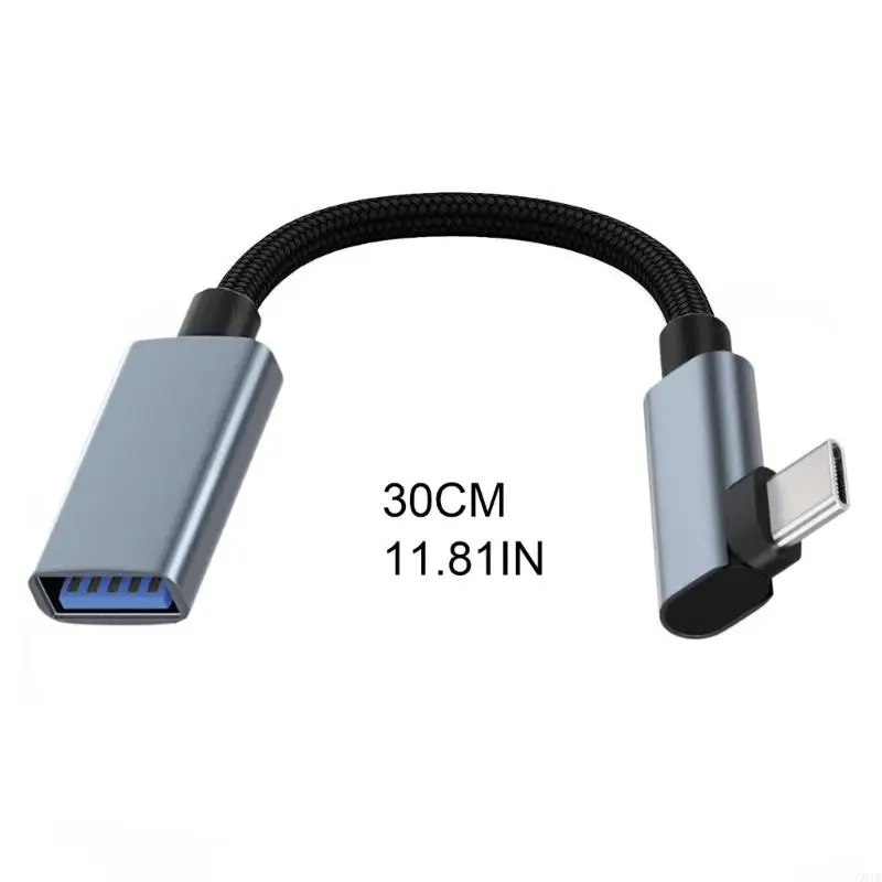 G8TA USB C đến USB Một cáp OTG nữ, nylon bện để chơi game và sử dụng văn phòng