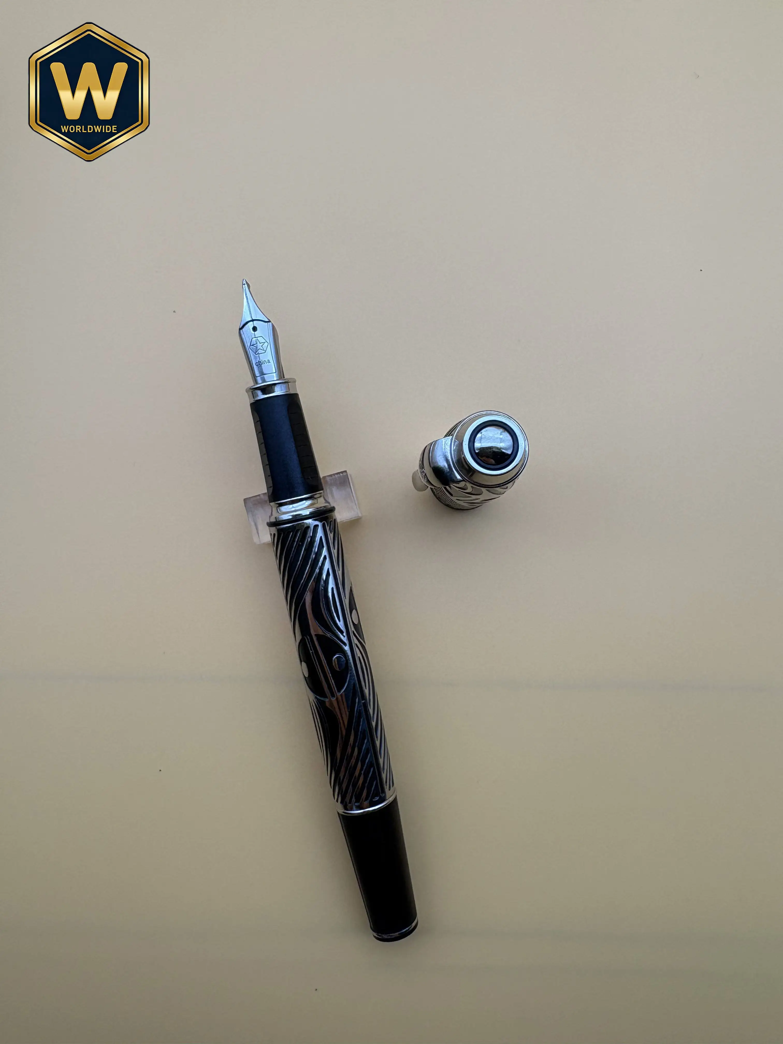 For Hero 188 Fountain Pen, Classic Etching Craft, Exquisite Pattern, Smooth Writing